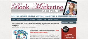 bookmarketing Screenshot of the book marketing website